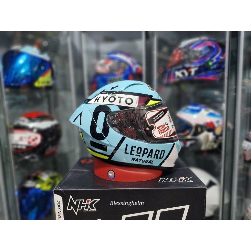 NHK GPR TECK STREET KYOTO TOSCA VISOR CLEAR FLAT HELM FULL FACE ORIGINAL