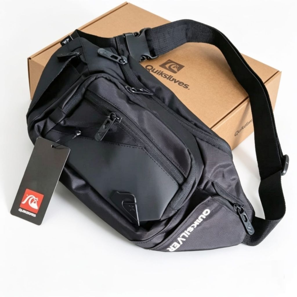 TAS QUIKSILVER TAS WAIST BAG QUIKSILVER TAS SELEMPANG QUICKSILVER