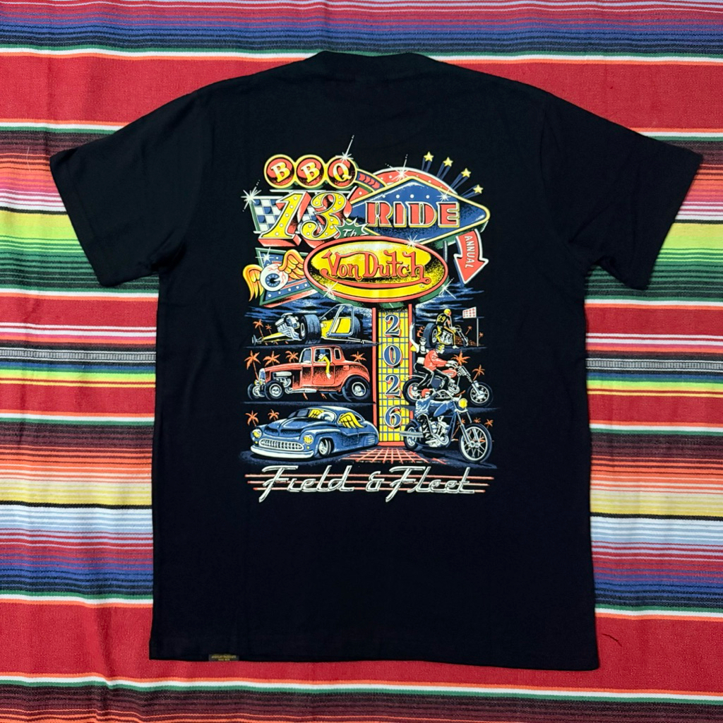 TSHIRT - VONDUTCH X BBQ RIDE 2026 - ORIGINAL