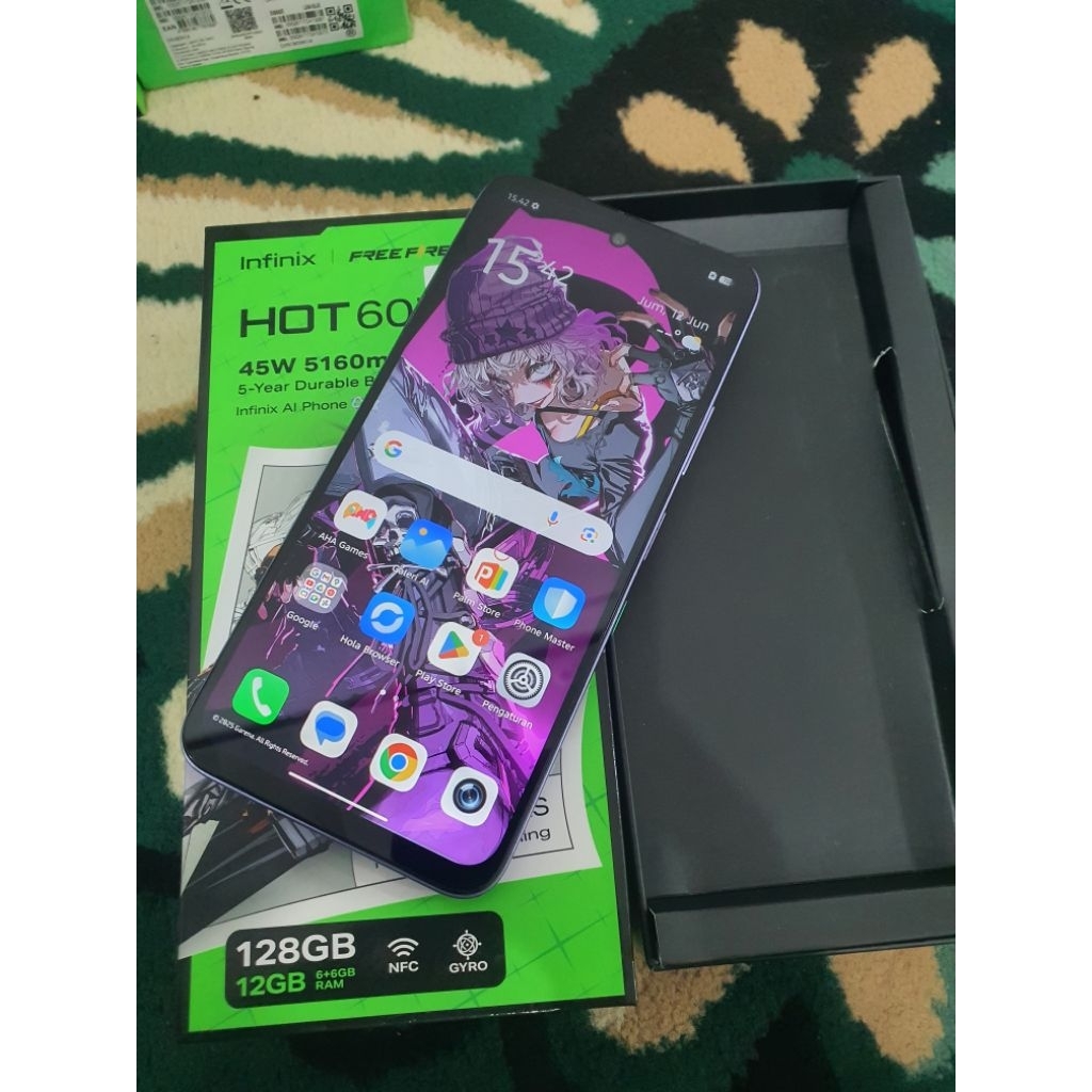 INFINIX HOT 60i RAM 6/128 SECOND