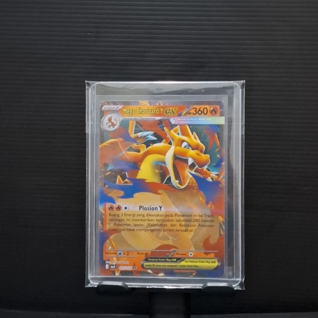 KARTU POKEMON CHARIZARD Y EX RR INDONESIA