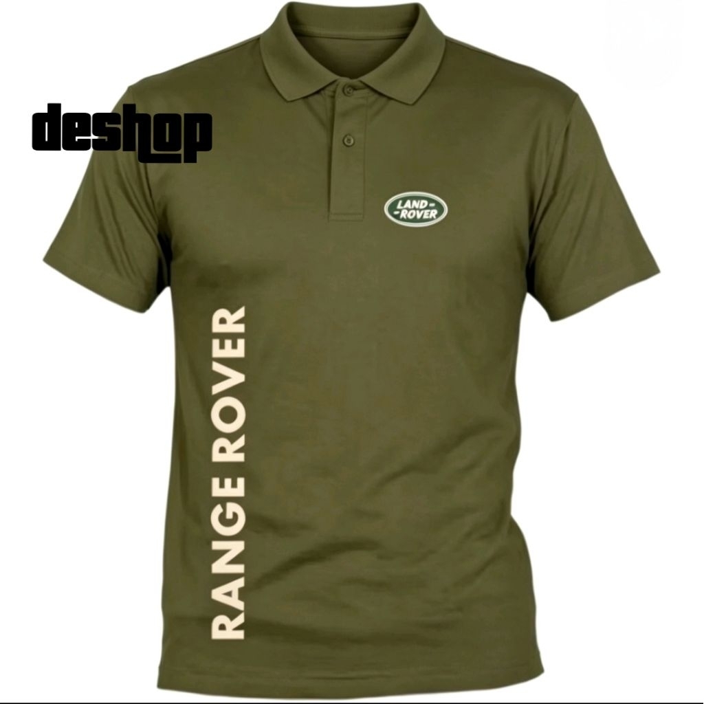 Tshirt - Polo Shirt - Kaos Polo - Kaos Kerah - Baju Kerah - Land Rover Range Rover