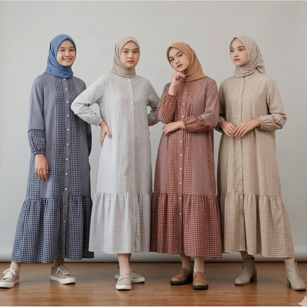 GAMIS WANITA MIDI WANITA TERBARU BY CU2K ORIGINAL