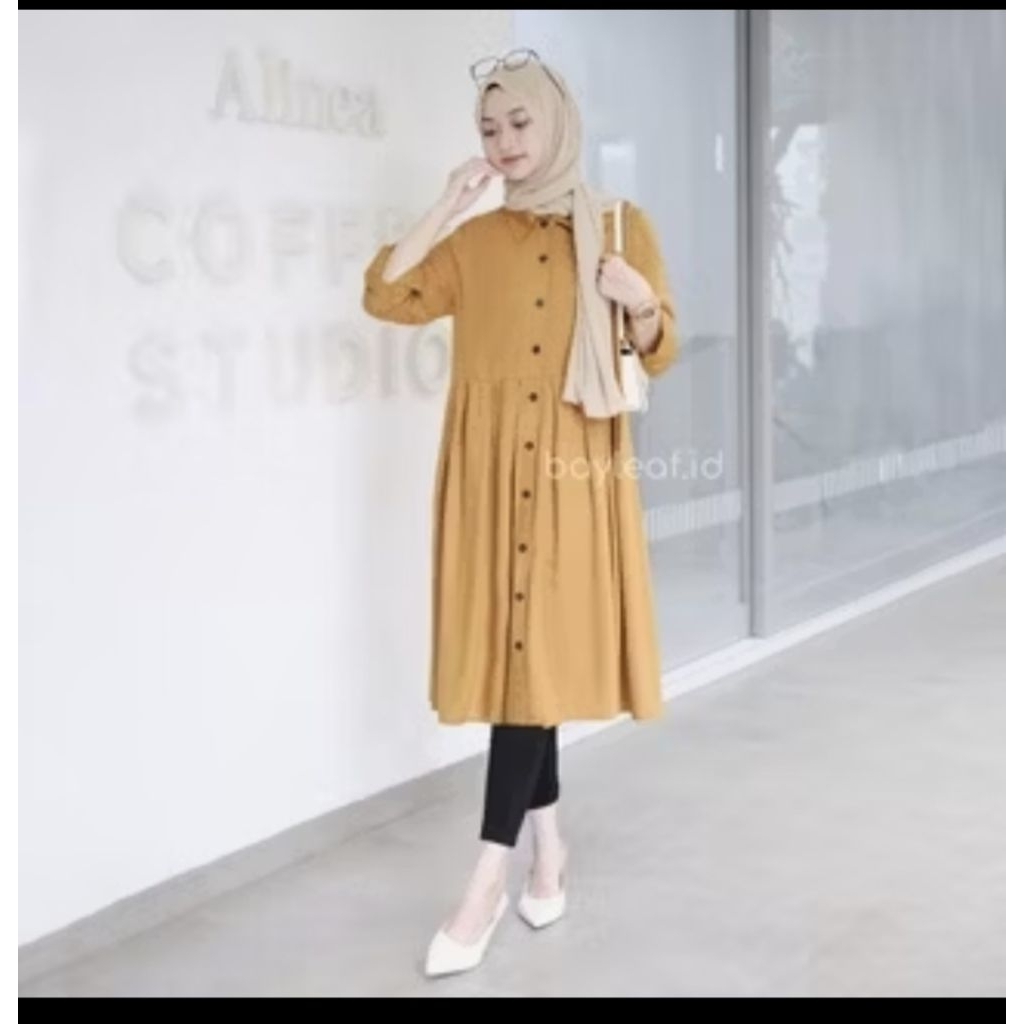 Bayleaf tunik mustard