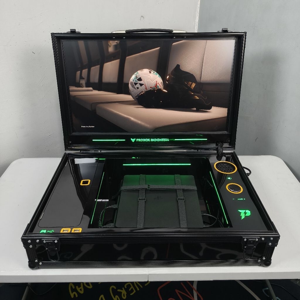 BARU PS Box PlayBox PlayStation PS3/PS4/PS5 layar 27 Inch - Tipe Techno Bee