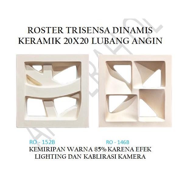 LUBANG ANGIN TRISENSA ROSTER DINAMIS KERAMIK 20X20 // Lubang Angin Keramik Trisensa