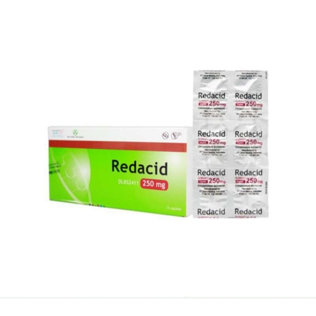 REDACID 250MG VITAMIN OBAT LAMBUNG YANG AMAN
