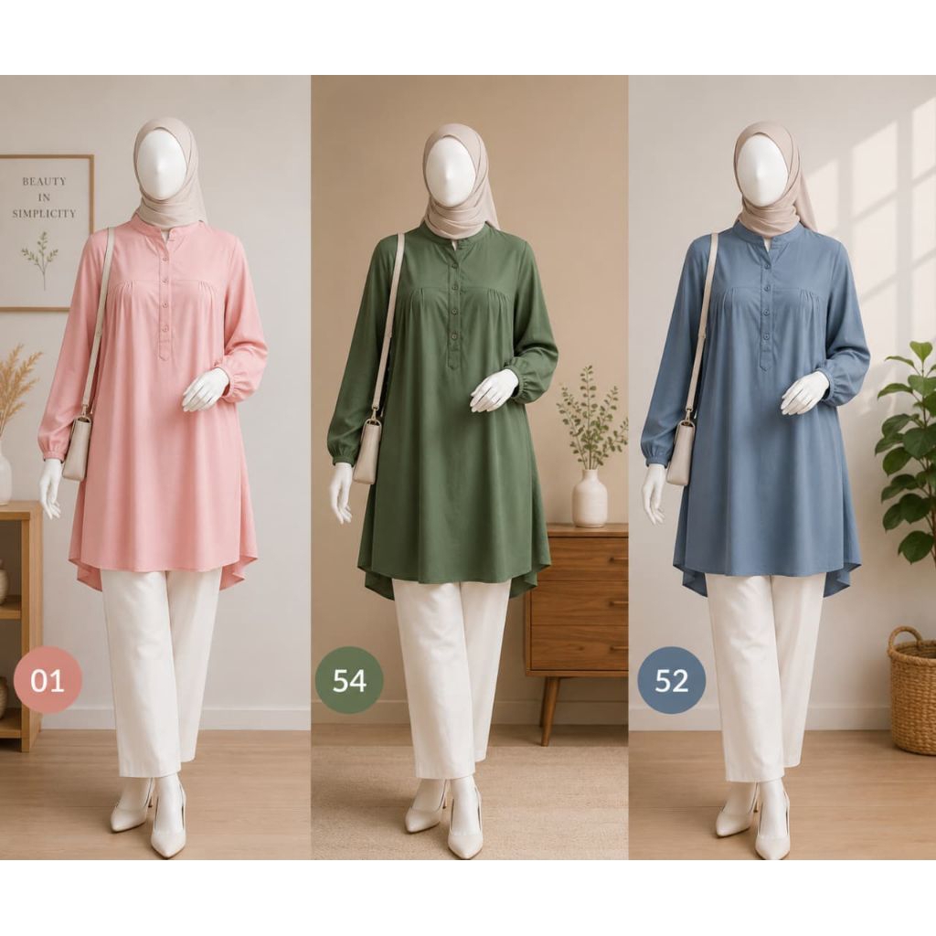 blues tunik