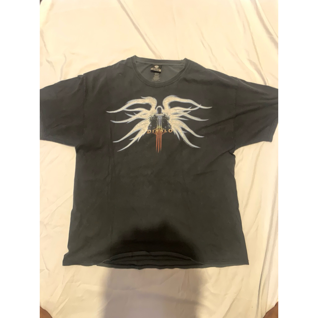 t-shirt vintage game diablo blizzard