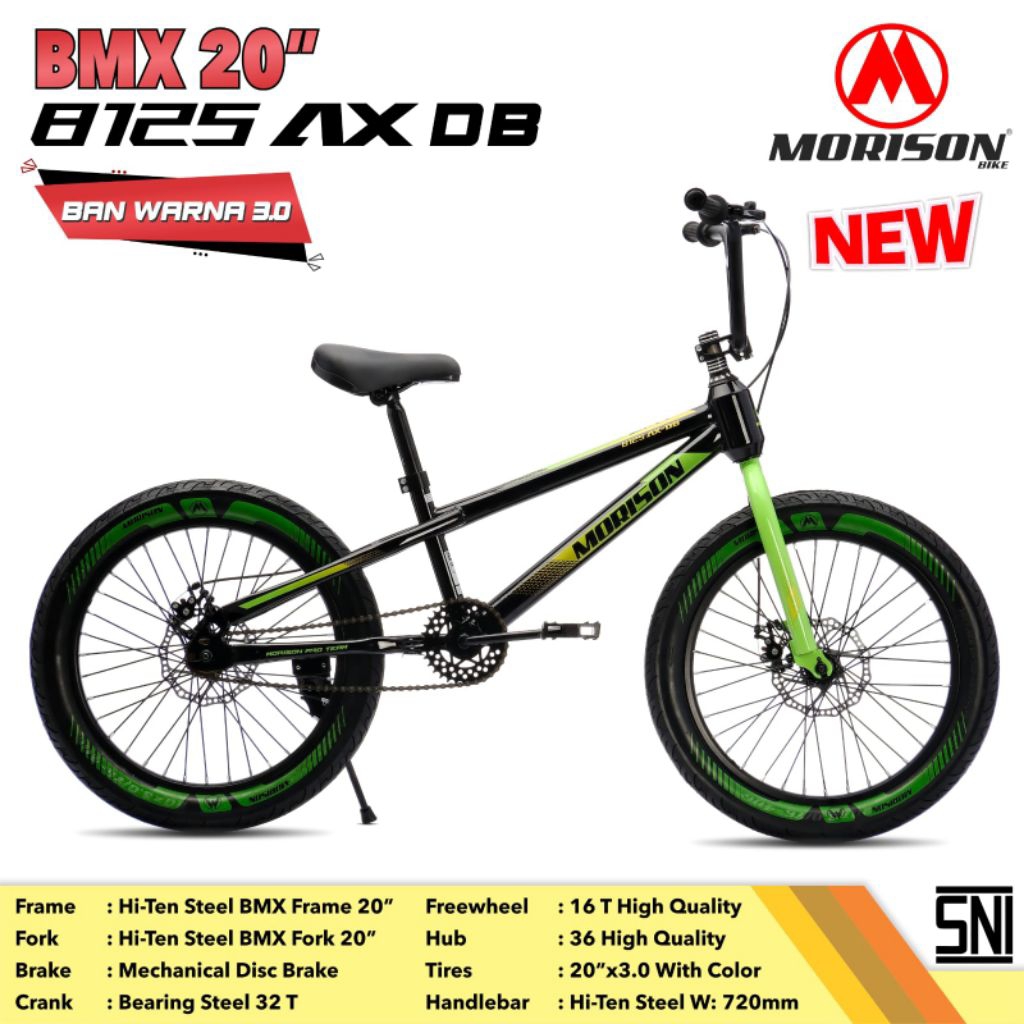 SEPEDA ANAK BMX 20 MORISON 8125 REM CAKRAM