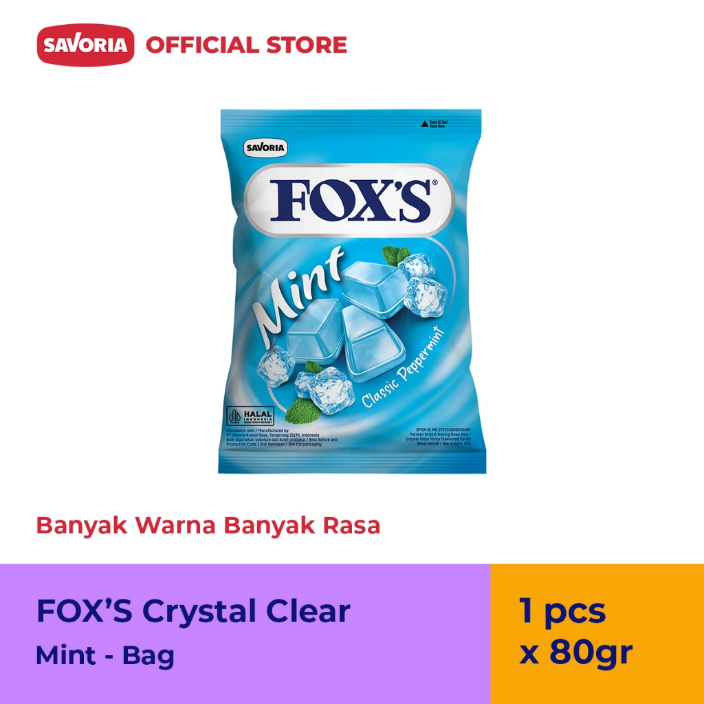 FOX'S Mints Bag - Permen Mint 80g
