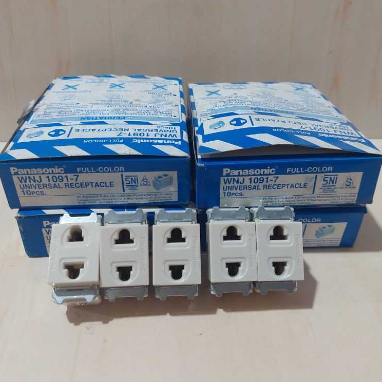 STOP KONTAK PANASONIC WNJ 1091 7 WNJ1091-7 FULL COLOUR MODEL LAMA ORIGINAL