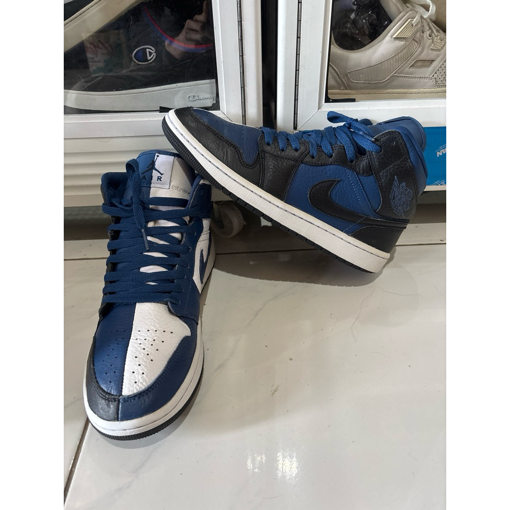 Jordan 1 Mid Joker “Split blue-Rare item” size 43/28cm