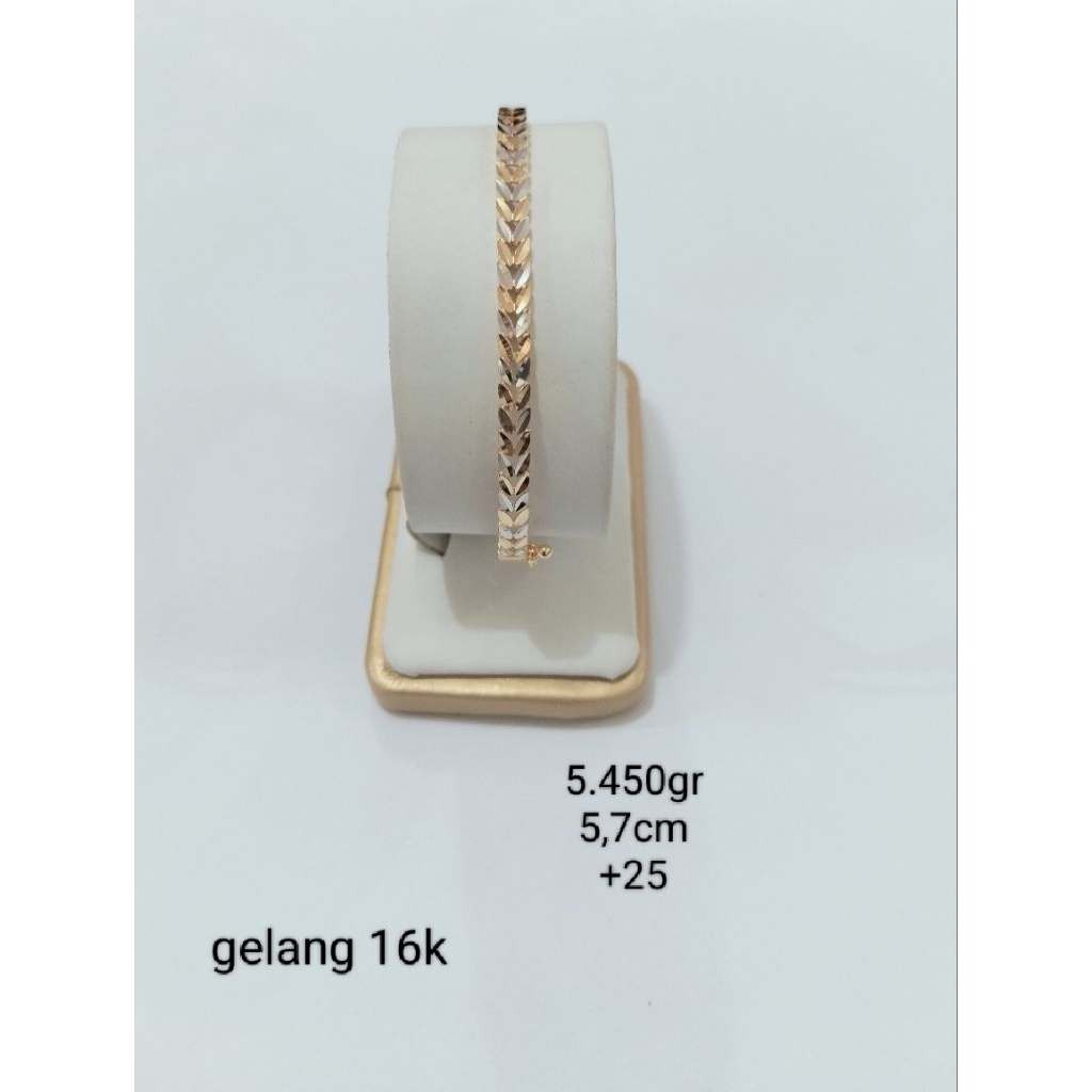 gelang emas 16 karat