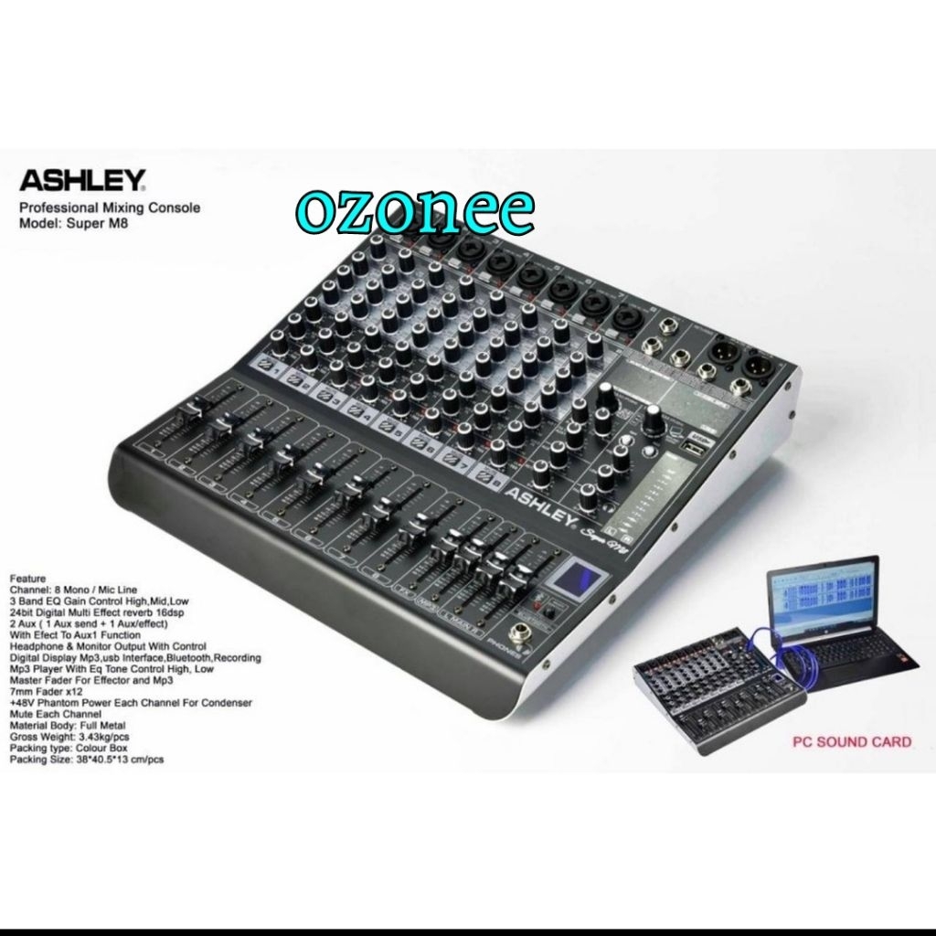 Mixer Ashley Super M8  / Super M 8  Original