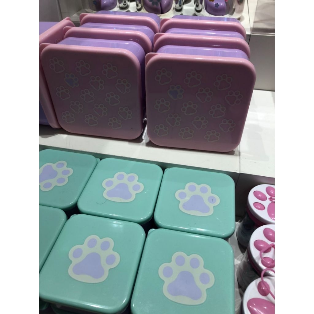 [FLYING TIGER] Lunch Snack Box Ungu Tosca Tempat Makan