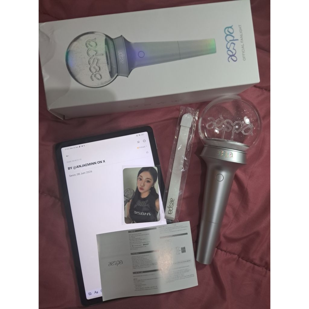 WTS JUAL LIGHTSTICK AESPA SM MURAH PC