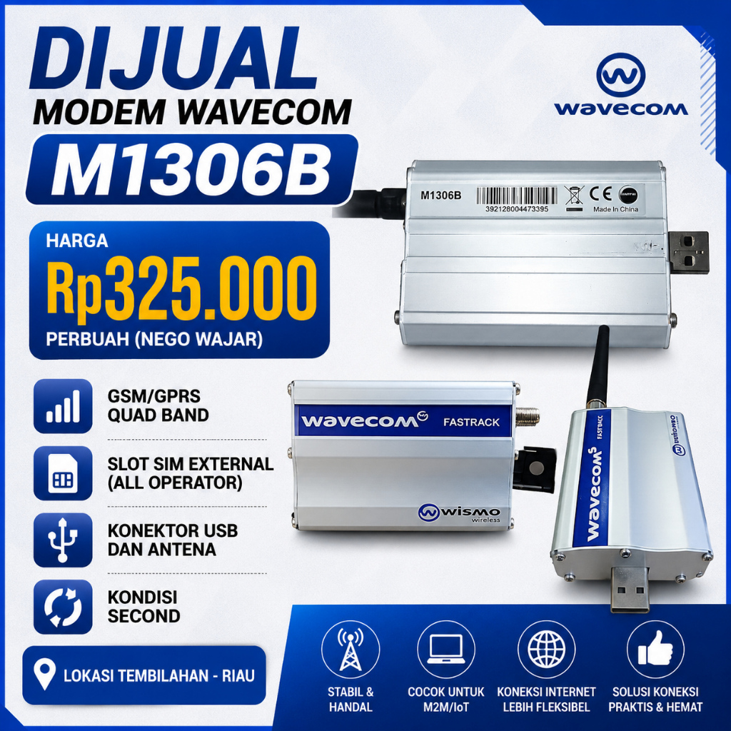 Modem Wavecom Fastrack M1306B GSM / GPRS
