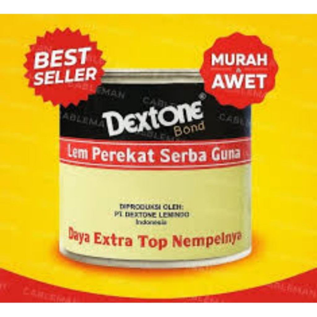 Lem Kulit / Lem Sepatu / Lem Sandal / lem Tukang sol / Lem Serbaguna Dextone 100 gram