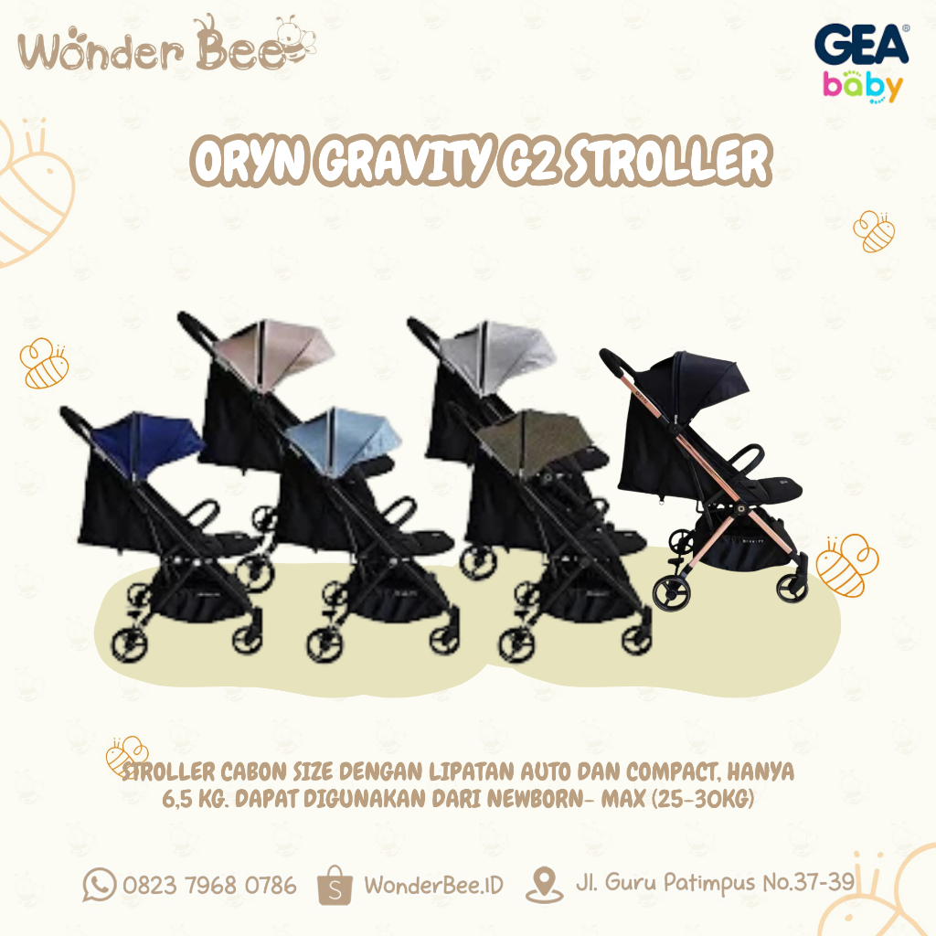 GEA Baby - ORYN Gravity G2 Stroller - Stroller Baby Gea Stroller