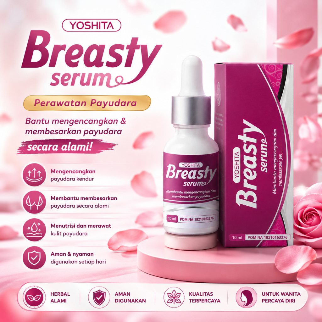 Yoshita Breasty Serum perawatan pengencang meningkatkan ukuran payudara