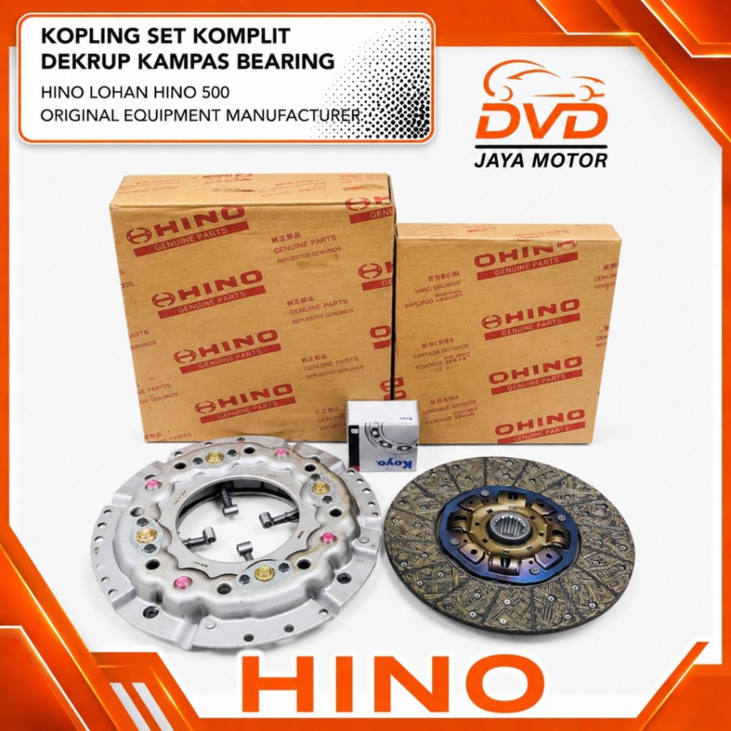 MOBIL HINO LOHAN HINO 500 KOPLING SET MATAHARI KAMPAS BEARING OEM PARTS