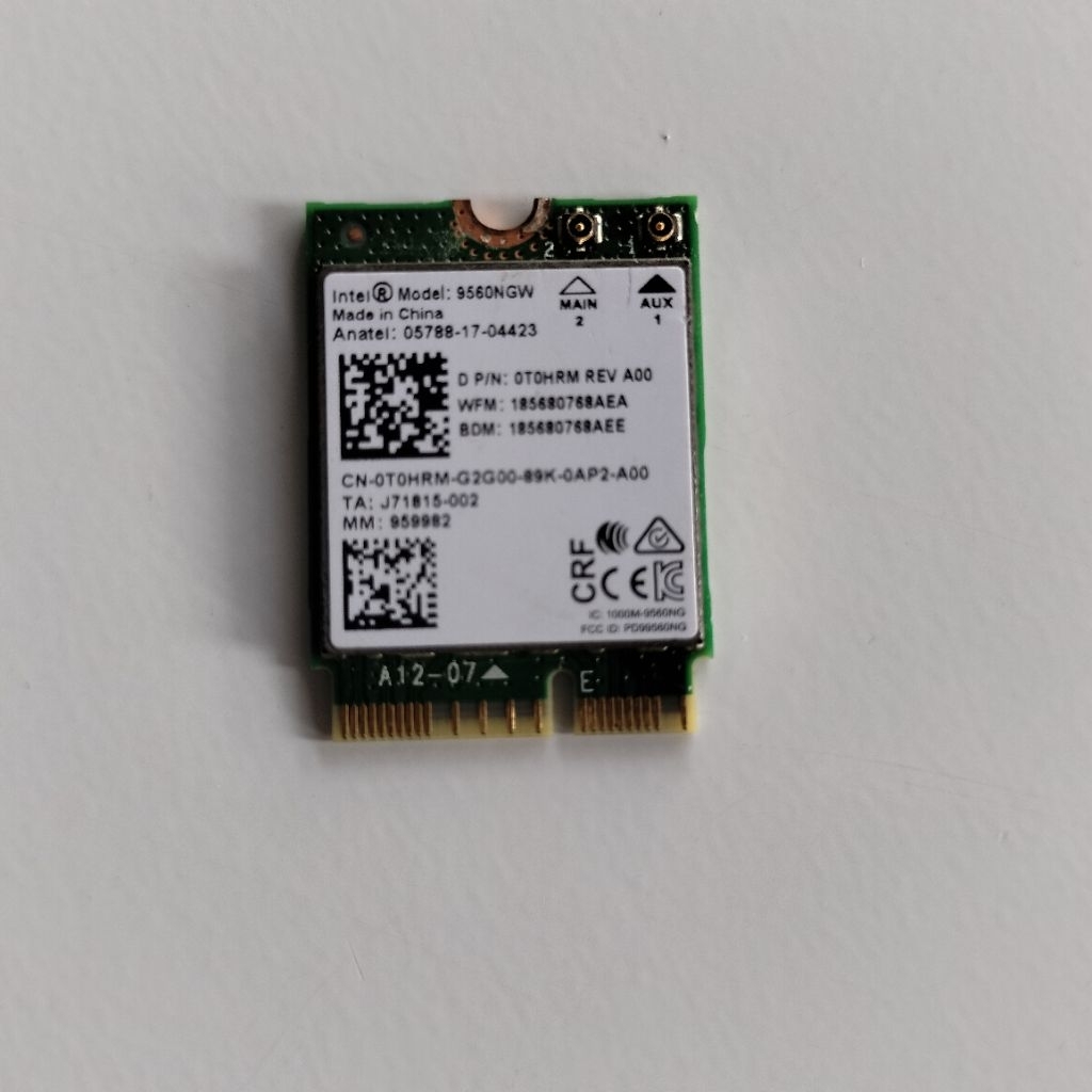 wifi card laptop dell G7 7588