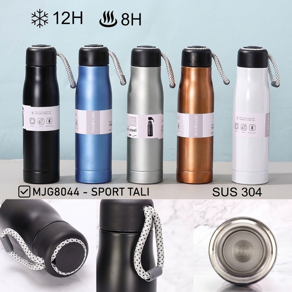 Hampers Termos + 3 gelas Vacuum Flask Set BotolMinum Cangkir Premium 500 ML Panas/ Dingin co...