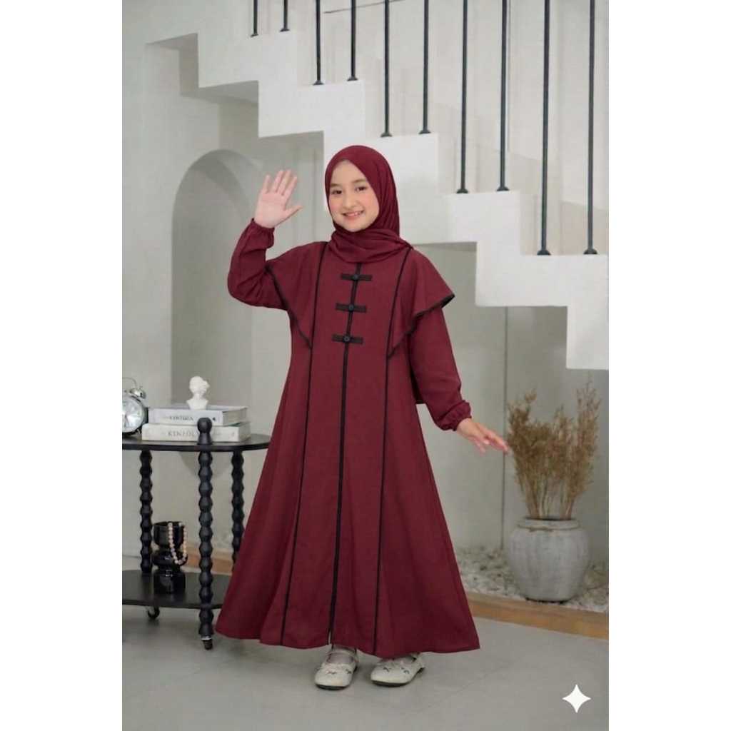 Gamis Anak Tanggung Gamis Remaja Gamis Anak Perempuan 3-14 Tahun Gamis Anak PutihBaju Gamis Anak Gam