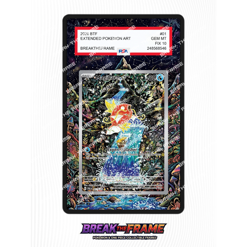 Magikarp - Paldea Evolved #203 - Extended Art Pokemon TCG for Slab Guard / Slab Sleeve