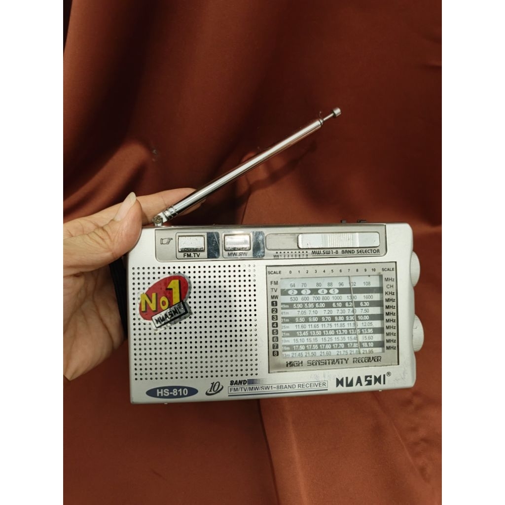 Radio jadul 15 x 10 cm hanya pajangan