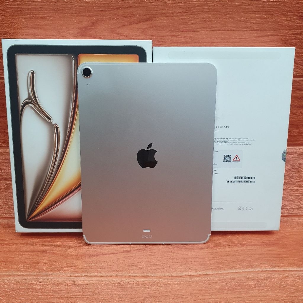 iPad Air 7 (M3) | 128GB | Cellular | 11 inch | Second Mulus Original 100% Garansi Resmi iBox