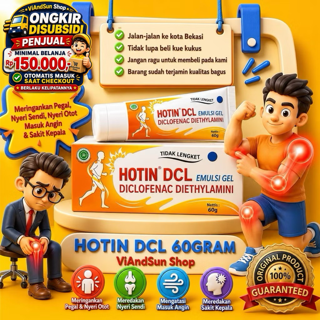 HOTIN DCL 60 Gram - Pereda Nyeri Otot & Sendi