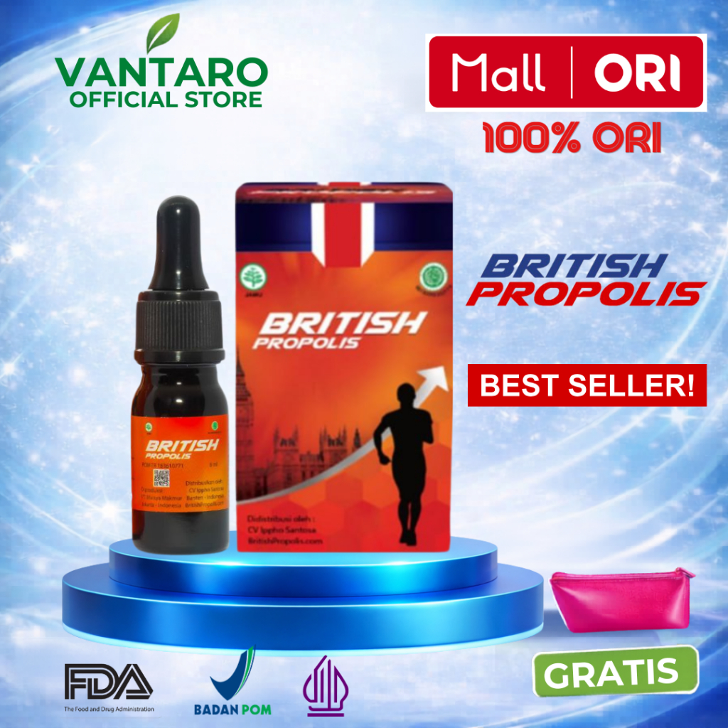 BRITISH PROPOLIS - Original 100% Bantu Atasi Ambien Wasir
