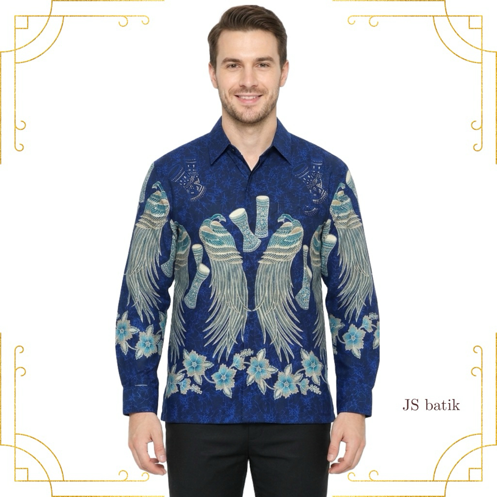 MOTIF TERBARU Batik Cendrawasih Papua / Kemeja Pria Motif Papua / Batik Pria