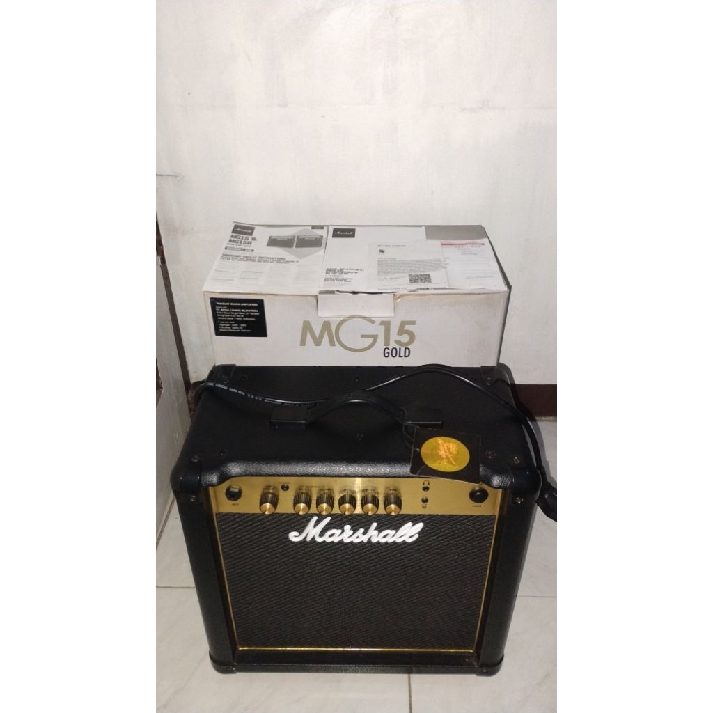 Amplifier Guitar Marshall MG15 Gold