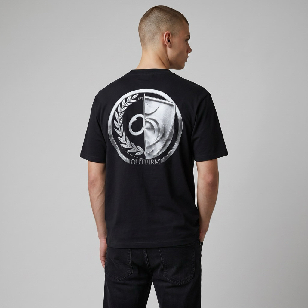 OUTFIRM - Tshirt SHIELD Black