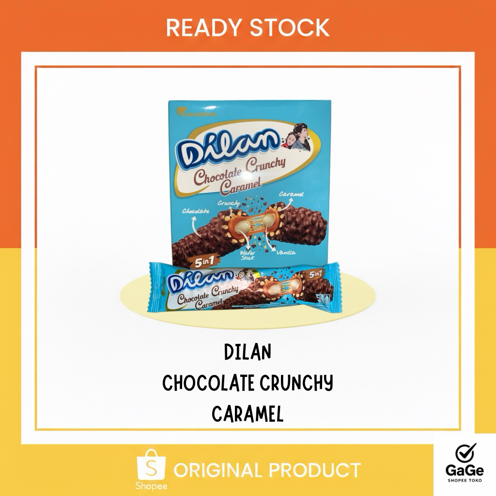 Wafer Coklat Dilan 1 Box Isi 24 Pcs Wafer Renyah Dengan Krim Coklat Cemilan Praktis dan Lezat