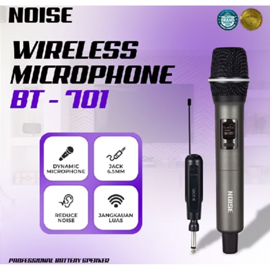 TERBARU 2026 MIK KARAOKE WIRELESS BLUETOOTH NOISE SUARA JERNIH