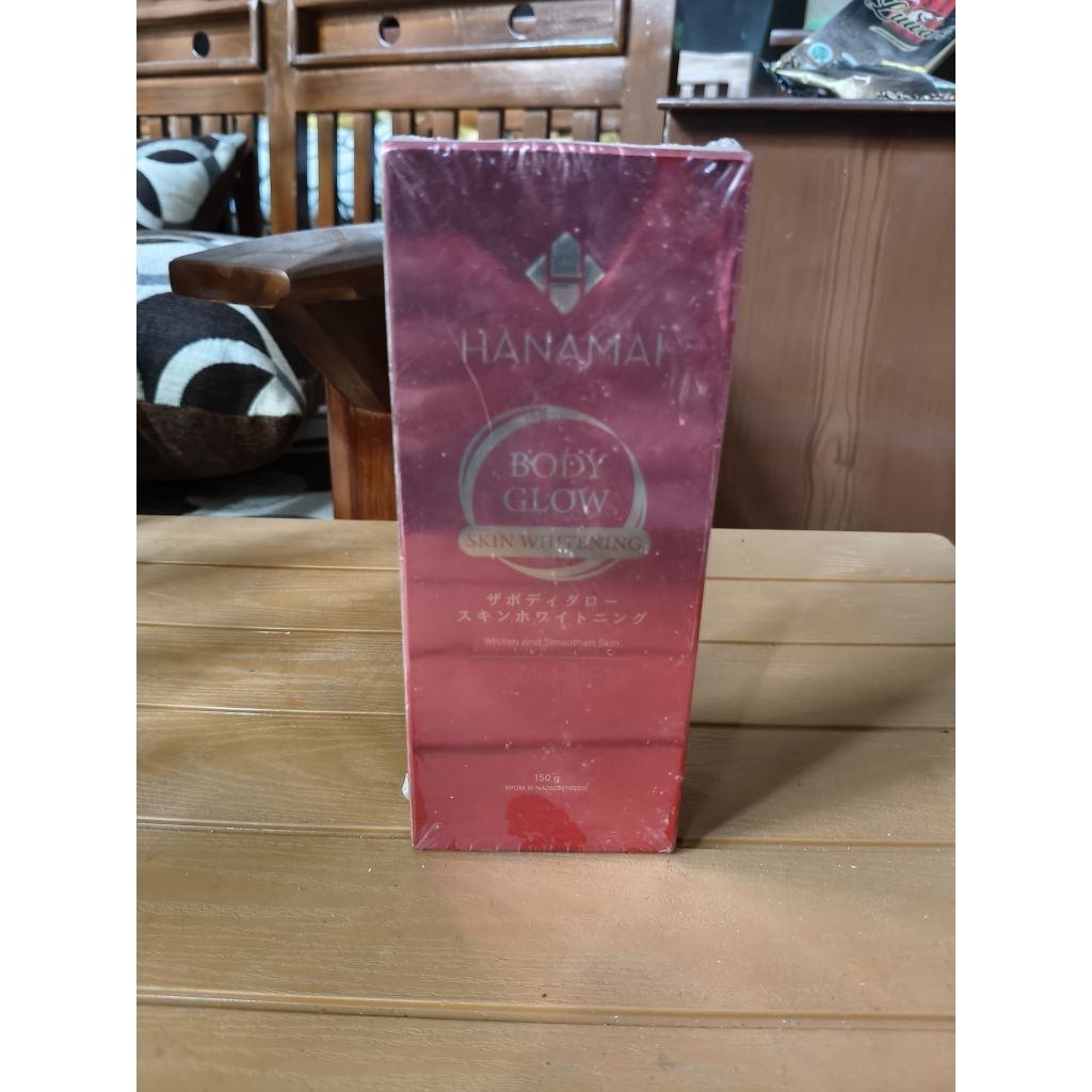 Hanamai Body Glow Skin Whitening 150g harga promo