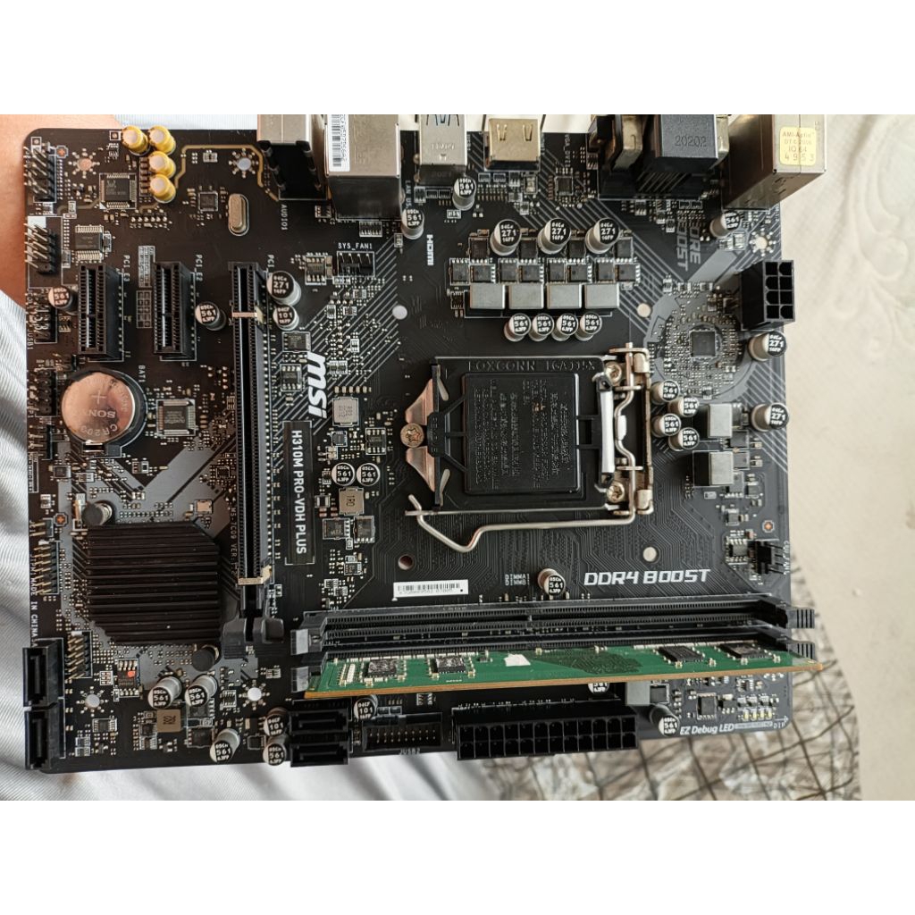 mobo MSI h310m pro hdv