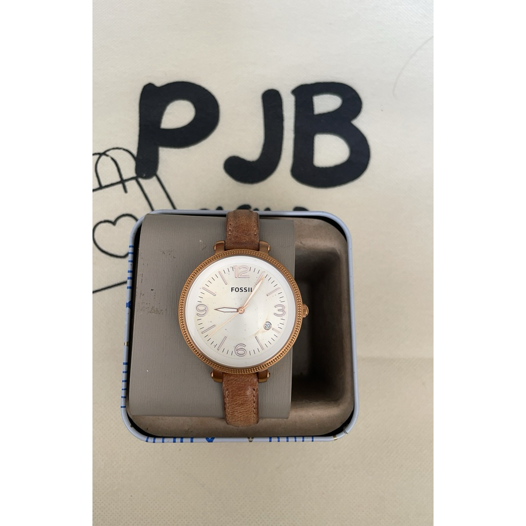 Jam fsl Jengkol strap leather camel