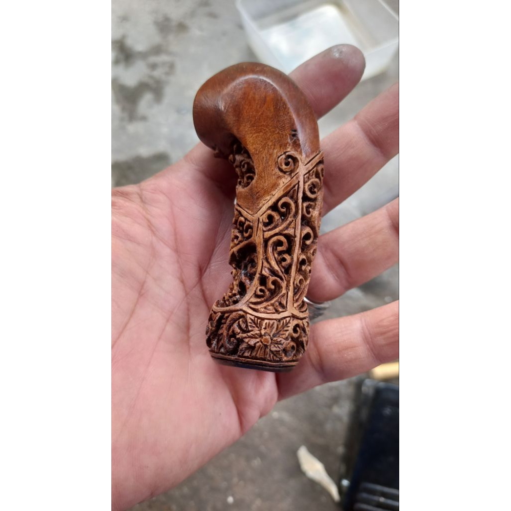 deder keris ukir putri kinurung deder keris jogja ukir bahan kayu jambu hutan