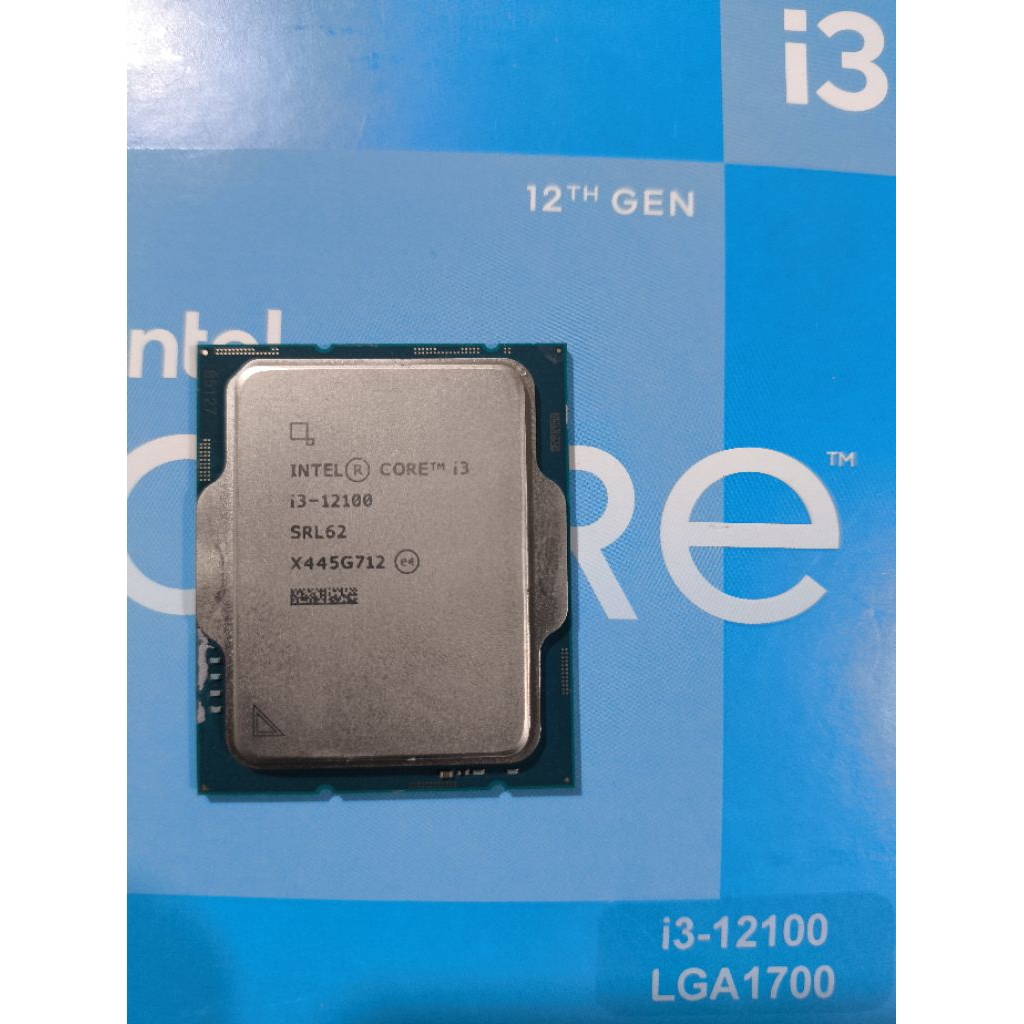 prosessor i3 gen 12 ( i3 - 12100) non F