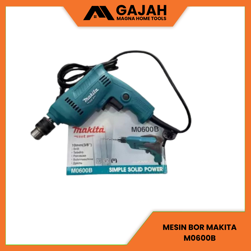 MESIN BOR LISTRIK MAKTEC MAKITA 10 MM ORIGINAL MT60