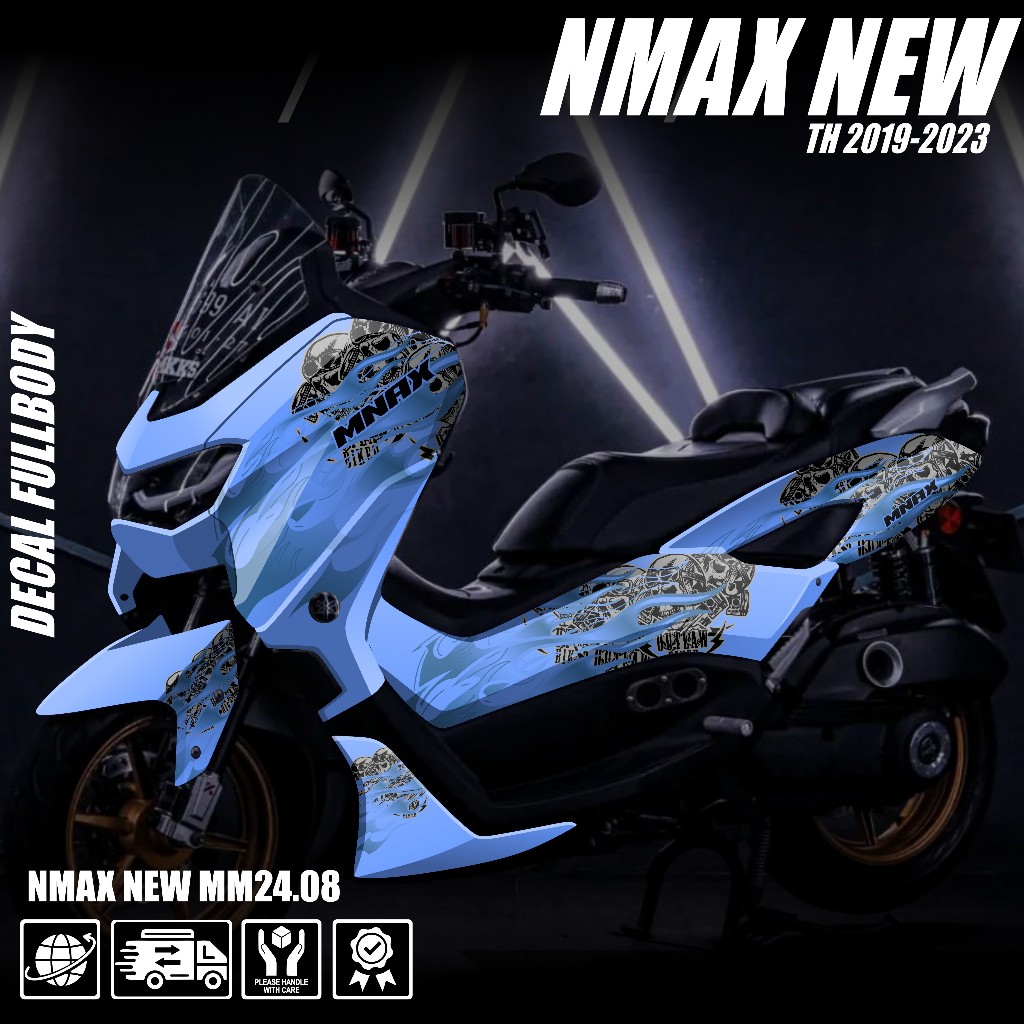 COD Decal Stiker Full Body Nmax New Tahun 2020 2021 2022 2023 2024 Sticker Full Body Nmax New motif 
