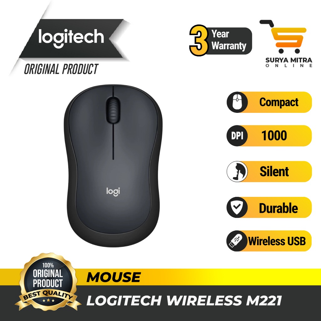 Logitech M221 / M 221 Silent Wireless Mouse