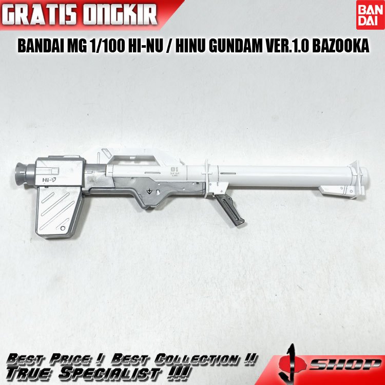 BANDAI MG 1/100 HI-NU / HINU GUNDAM VER.1.0 BAZOOKA MG2386