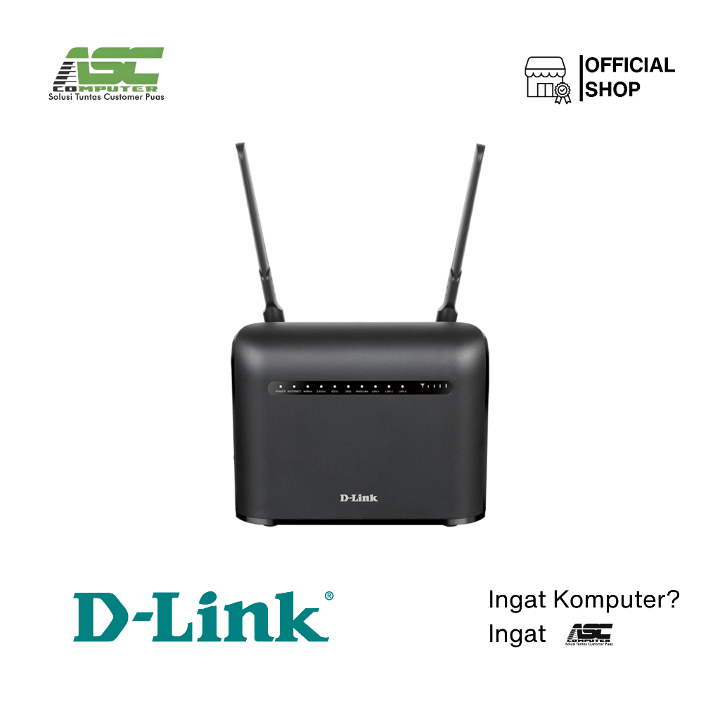 D-LINK DWR-953V2 LTE Cat4 WiFi Router Super Cepat