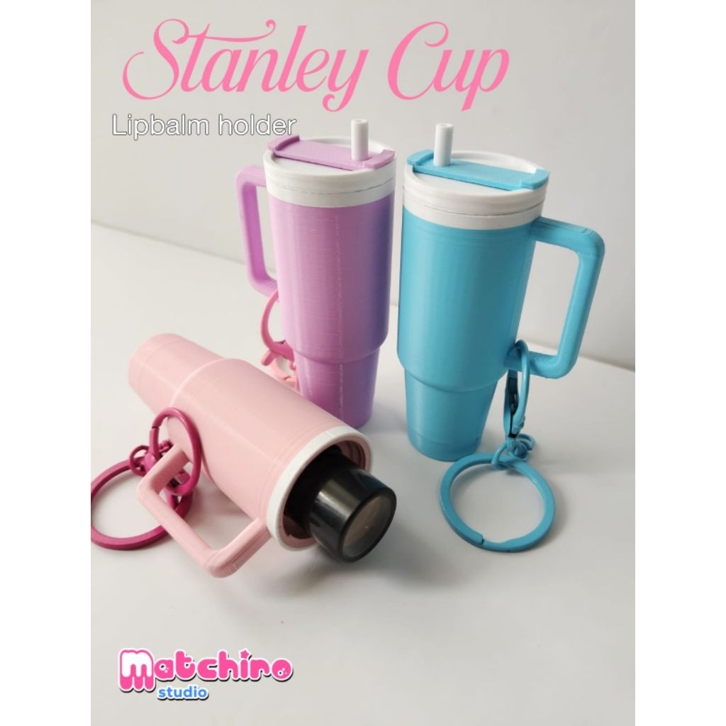 Stanley cup holder keychain| Gantungan kunci model stanley cup